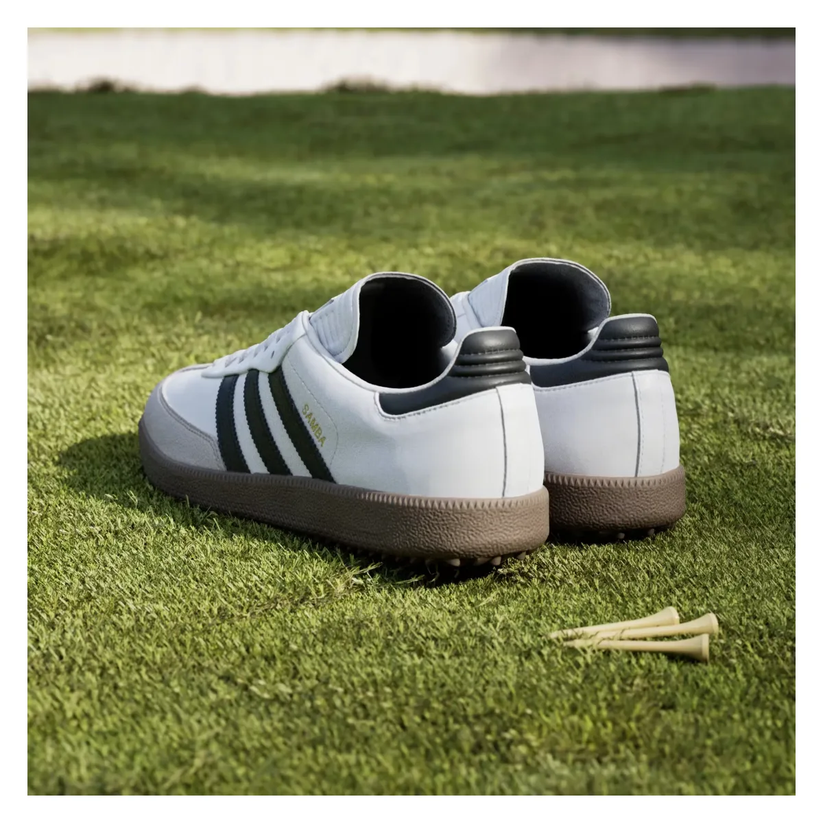 Adidas Samba Spikeless Golf "White Gum"