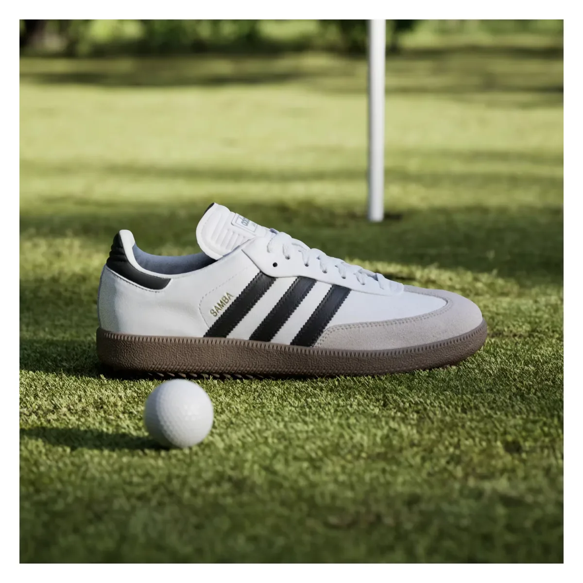 Adidas Samba Spikeless Golf "White Gum"