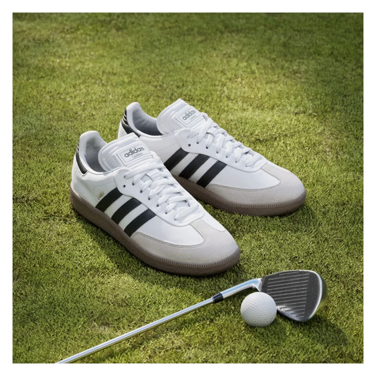 Adidas Samba Spikeless Golf "White Gum"