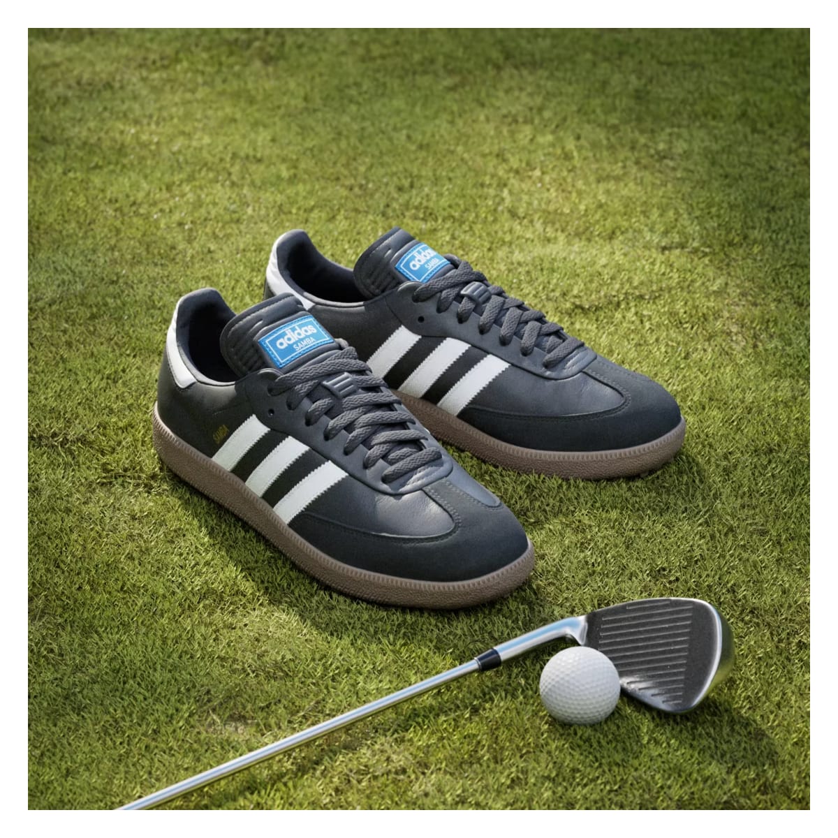 Adidas Samba Spikeless Golf "Black Gum"