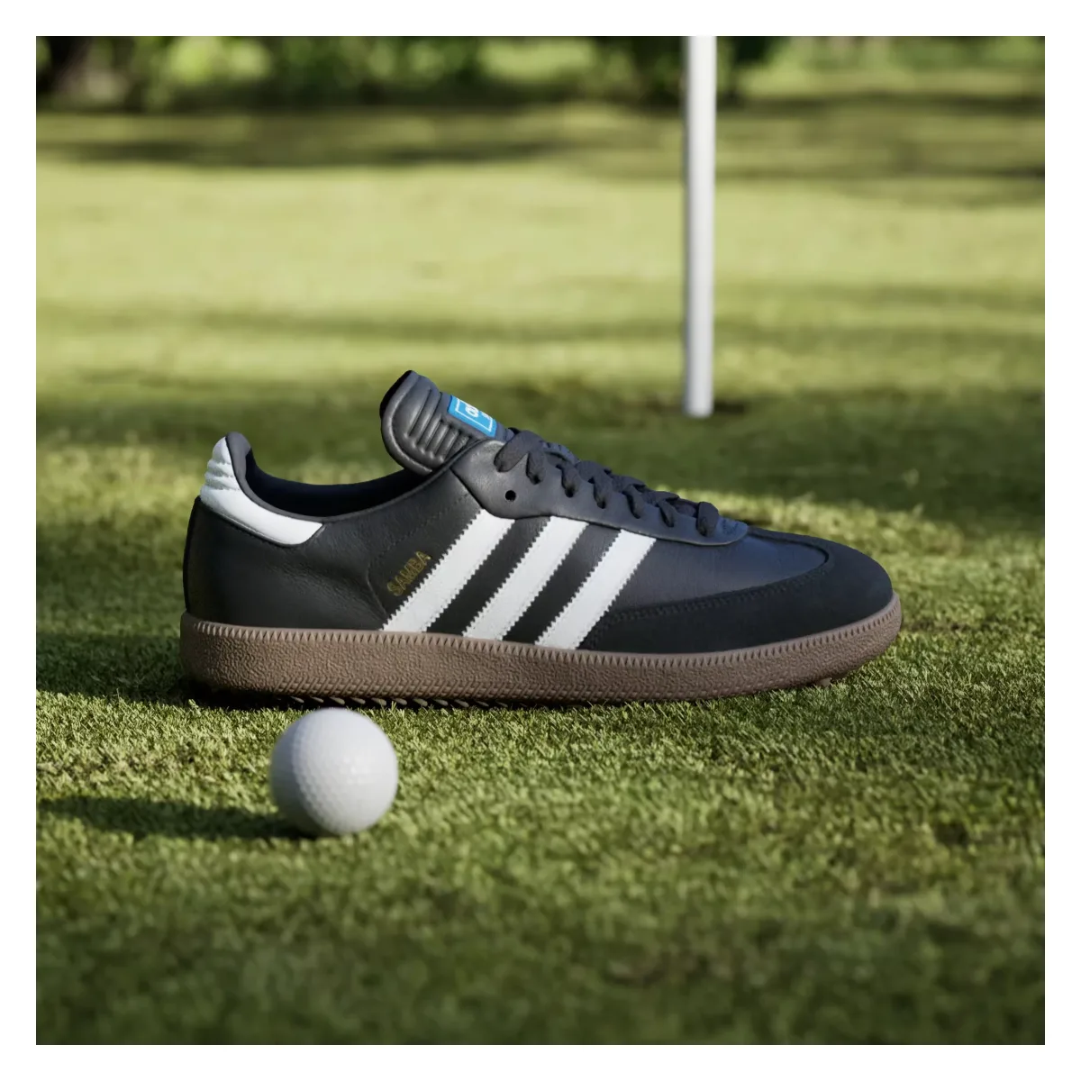 Adidas Samba Spikeless Golf "Black Gum"