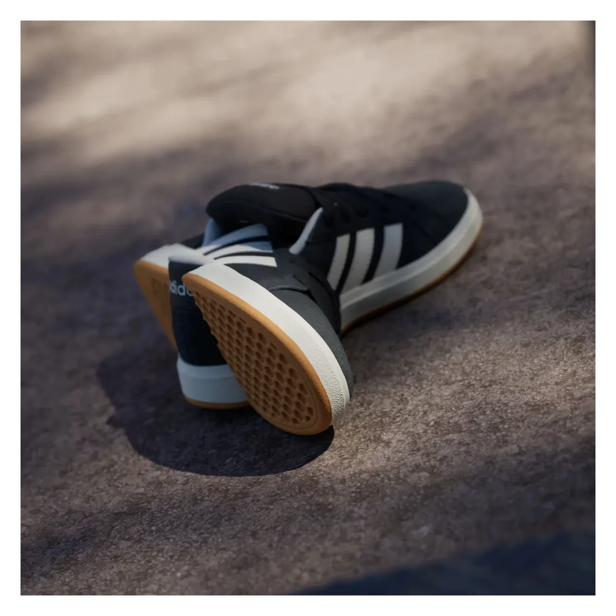 adidas Grand Court 00s Core Black Off White Gum (GS)
