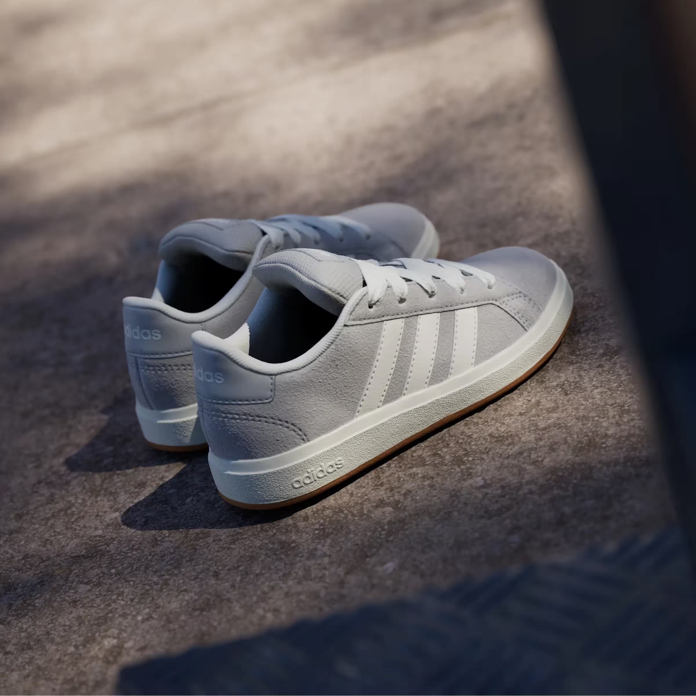 adidas Grand Court 00s Grey Two Off White Gum (GS)