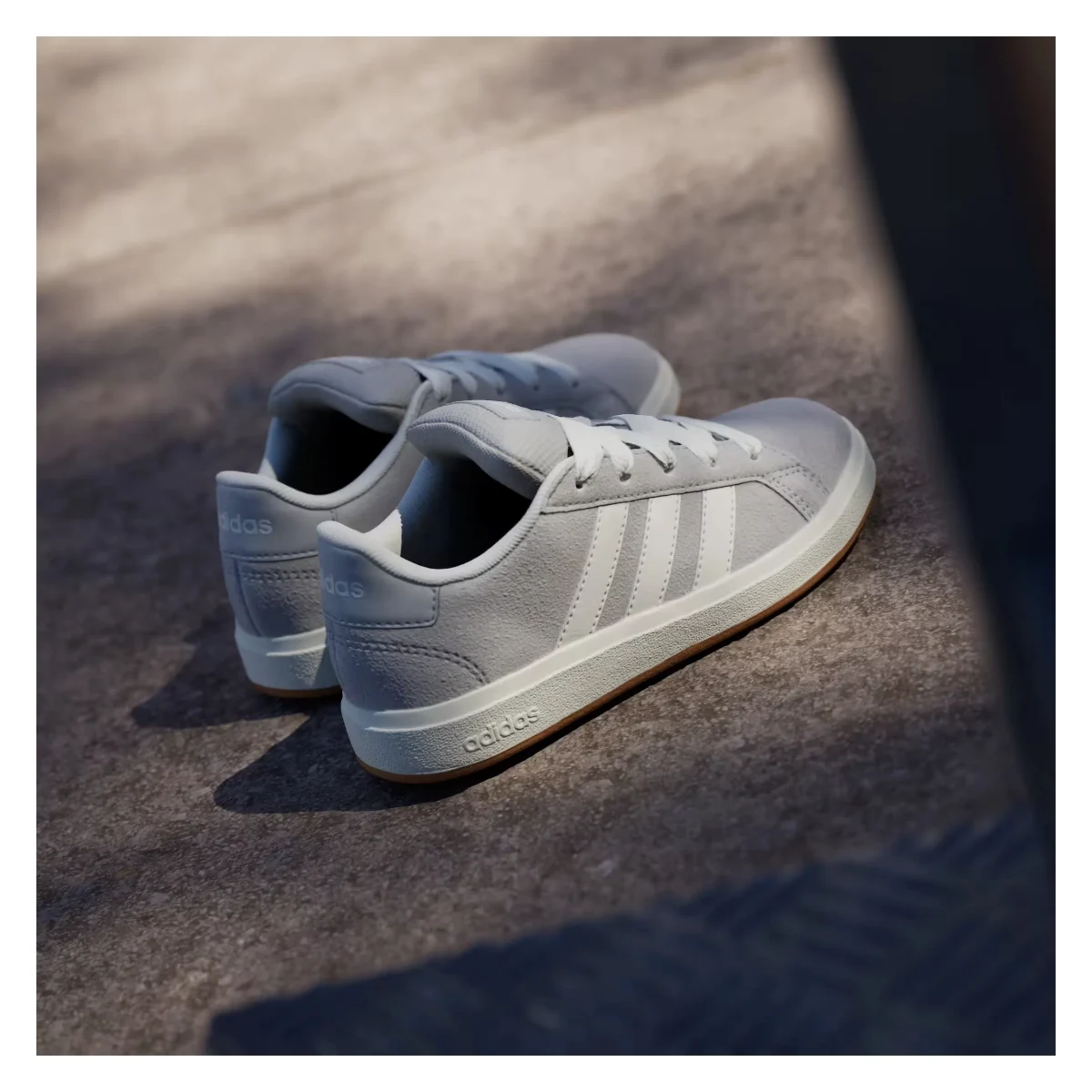 adidas Grand Court 00s Grey Two Off White Gum (GS)