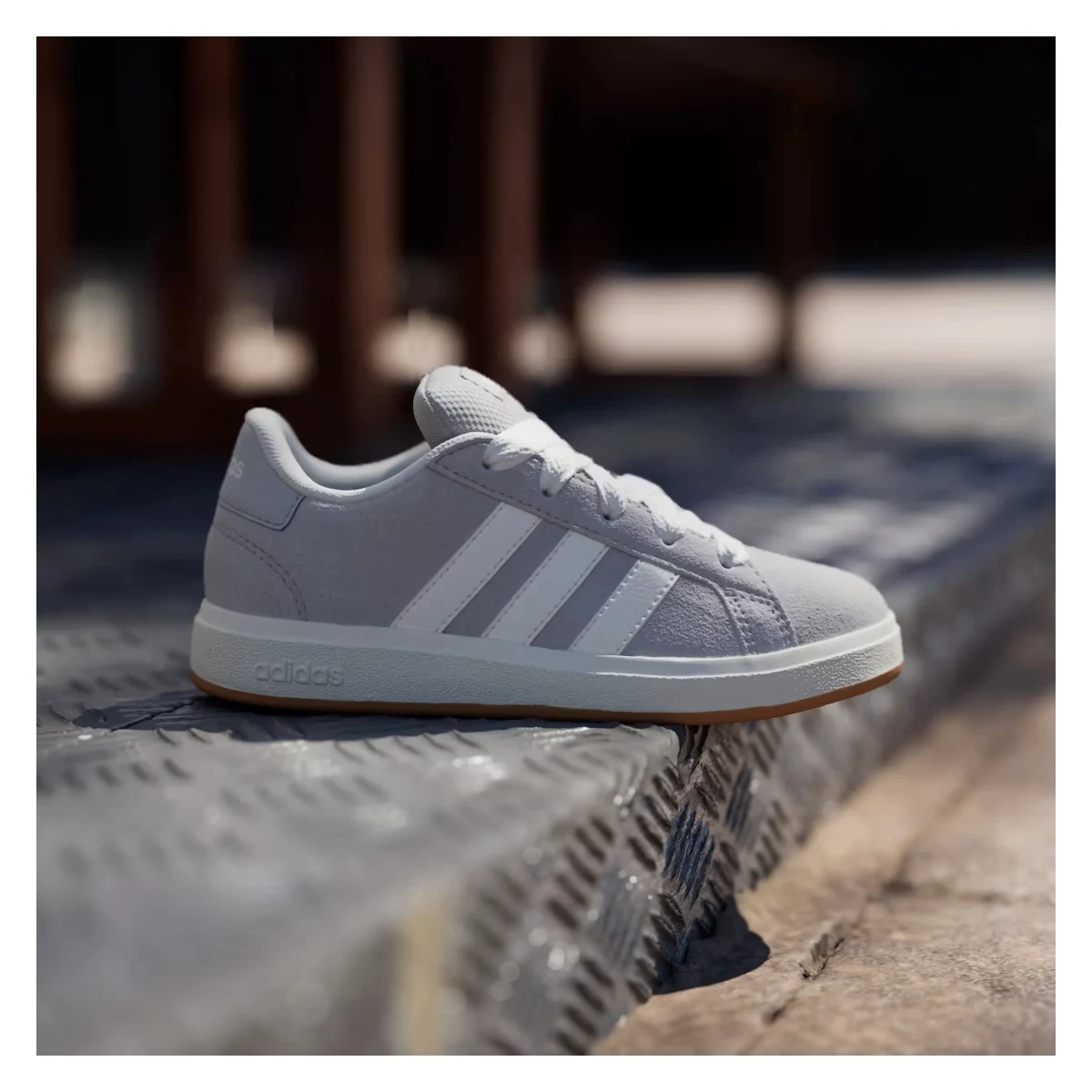 adidas Grand Court 00s Grey Two Off White Gum (GS)
