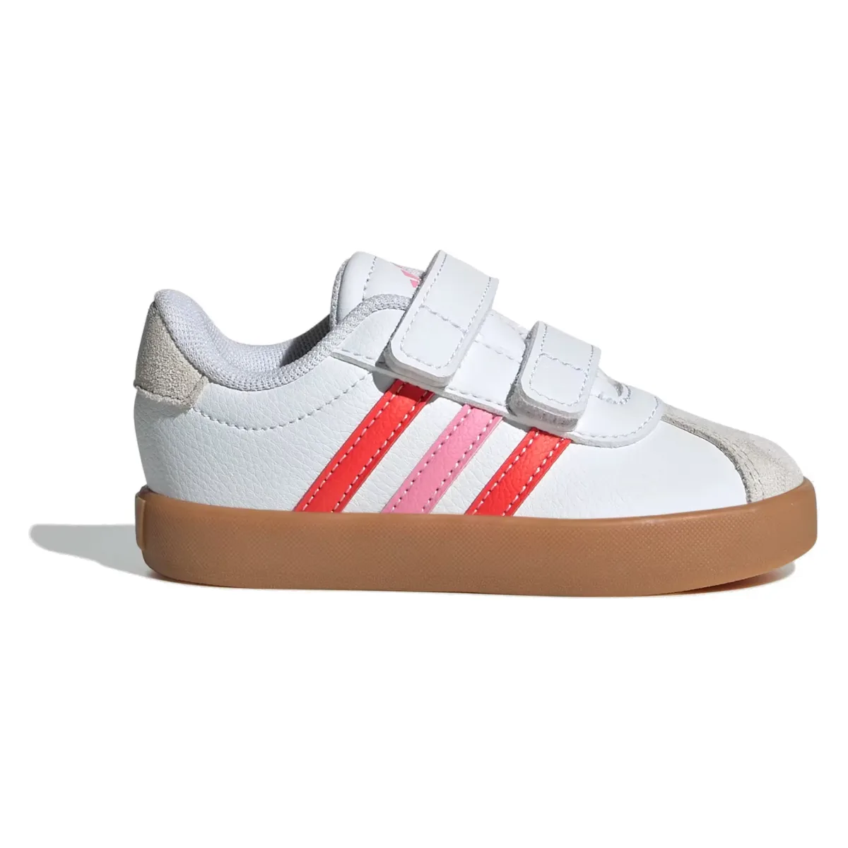 adidas VL Court 3.0 Cloud White Bright Red Bliss Pink (TD)