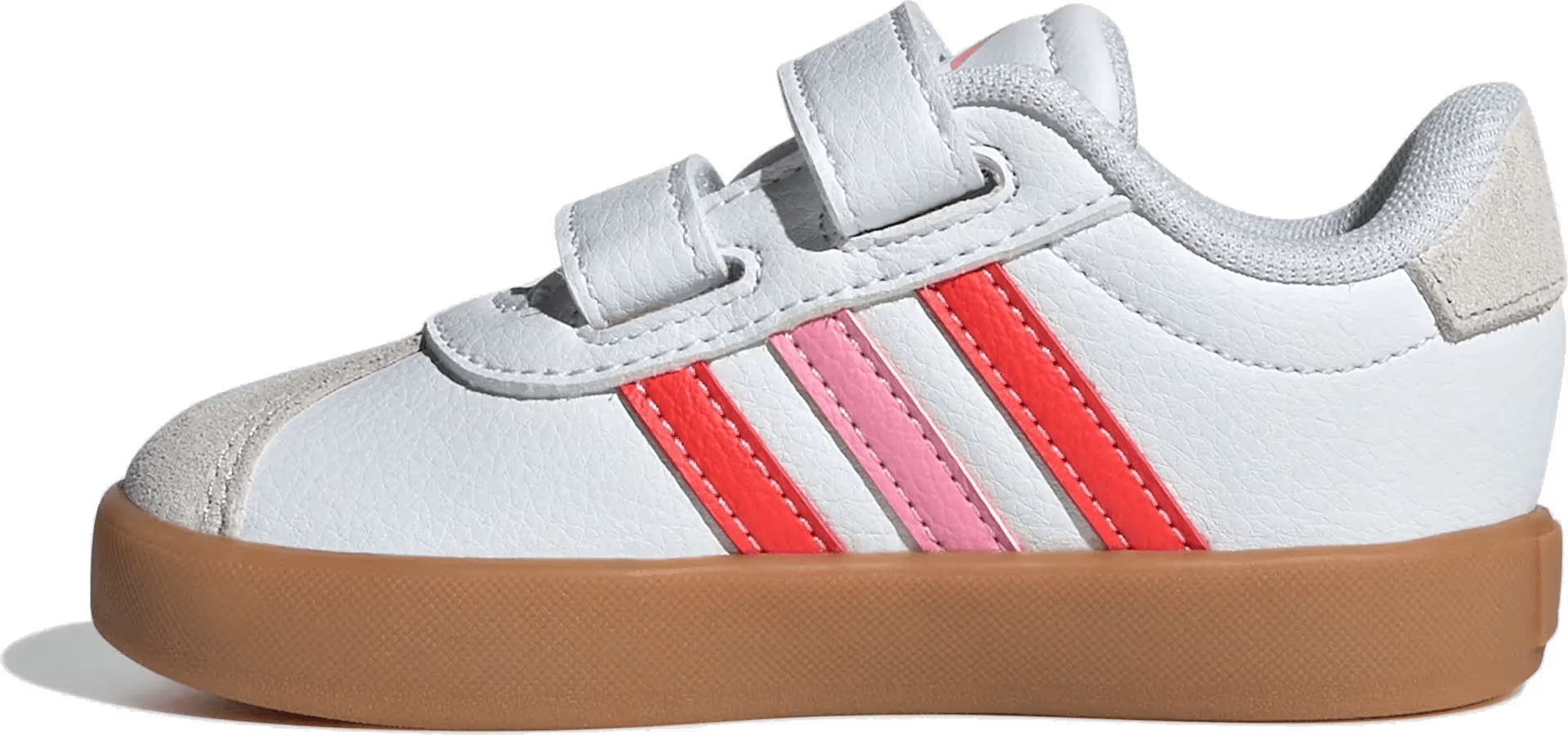 adidas VL Court 3.0 Cloud White Bright Red Bliss Pink (TD)