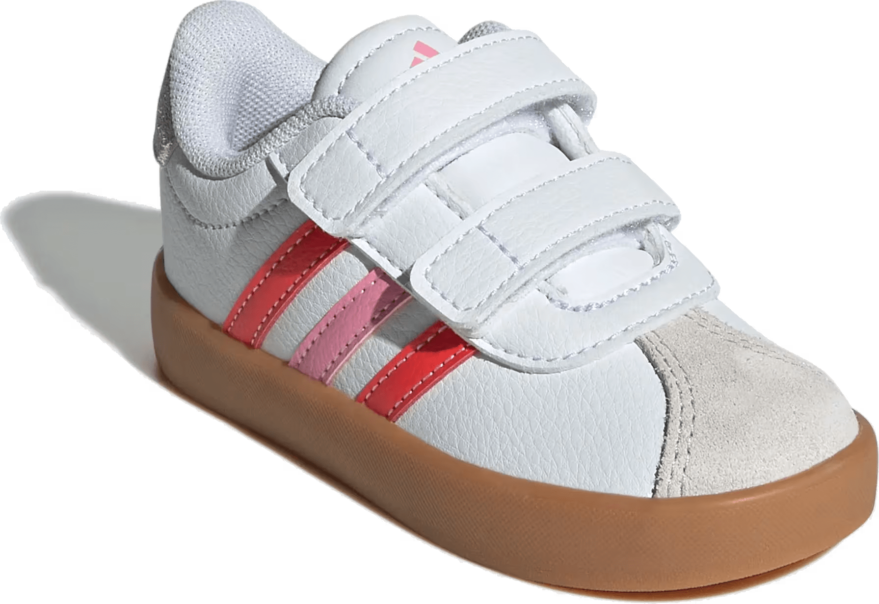 adidas VL Court 3.0 Cloud White Bright Red Bliss Pink (TD)