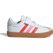 adidas VL Court 3.0 Cloud White Bright Red Bliss Pink (PS)