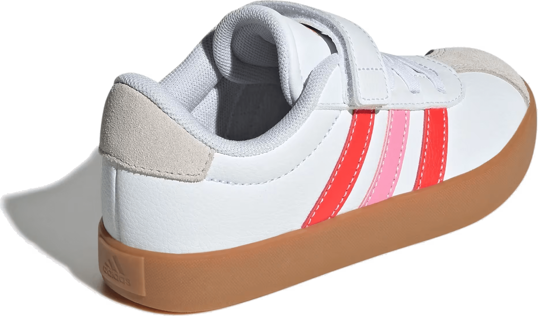 adidas VL Court 3.0 Cloud White Bright Red Bliss Pink (PS)