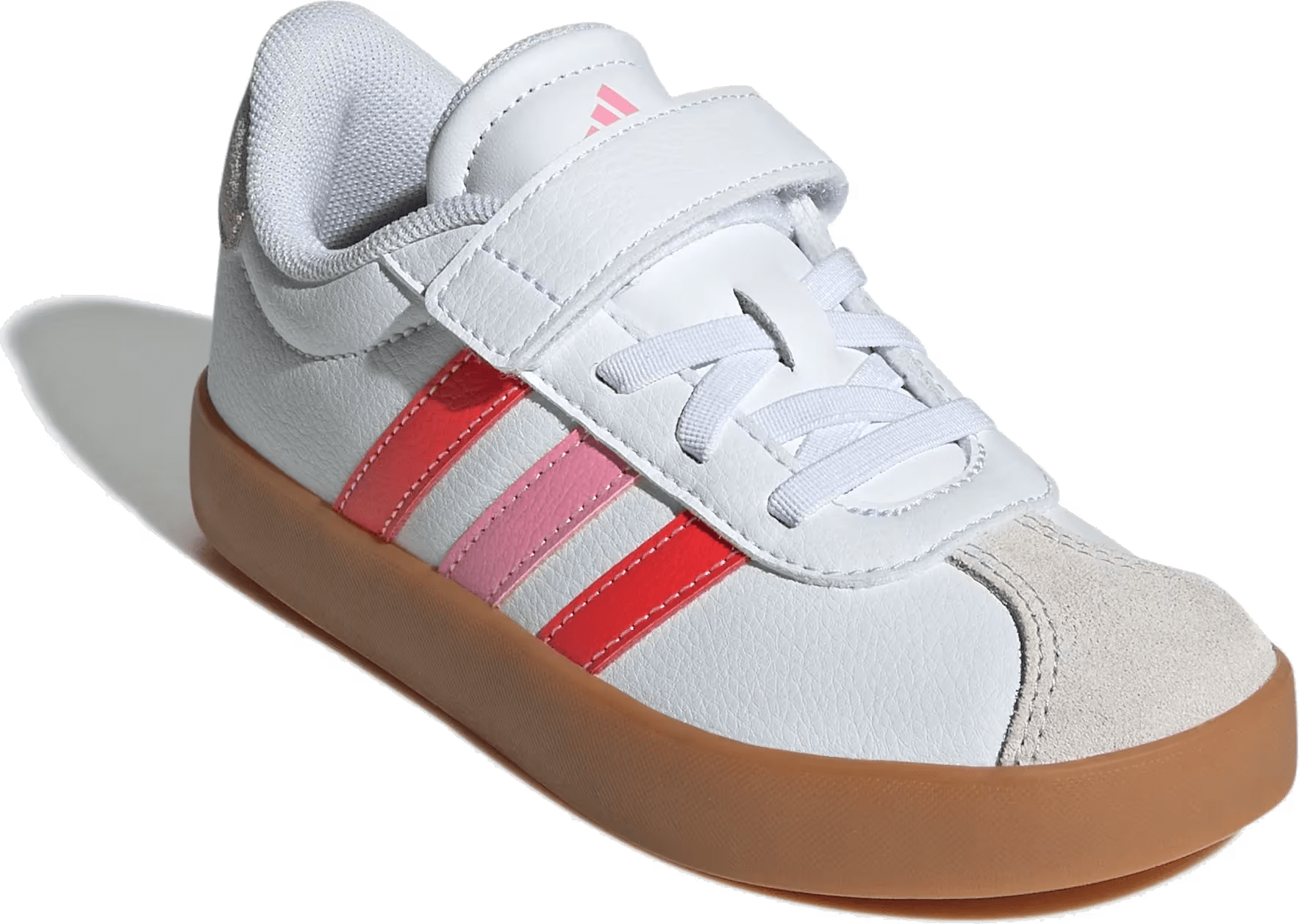 adidas VL Court 3.0 Cloud White Bright Red Bliss Pink (PS)