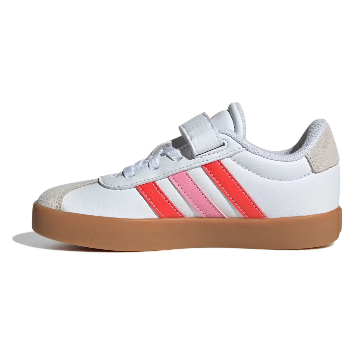 adidas VL Court 3.0 Cloud White Bright Red Bliss Pink (PS)