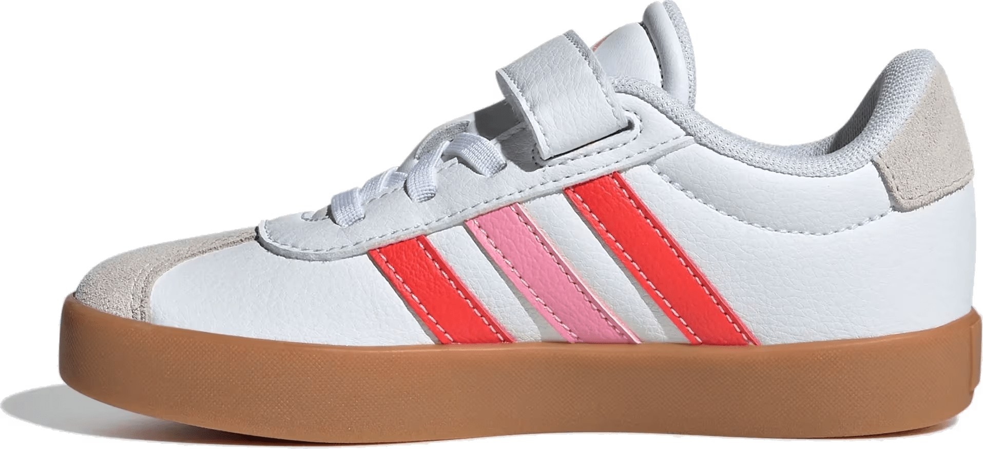 adidas VL Court 3.0 Cloud White Bright Red Bliss Pink (PS)