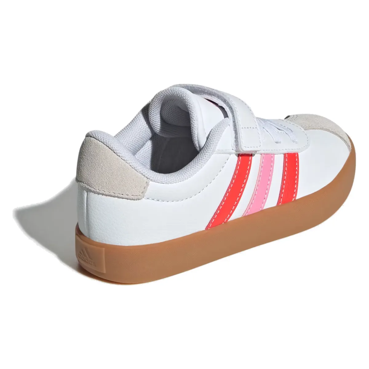 adidas VL Court 3.0 Cloud White Bright Red Bliss Pink (PS)