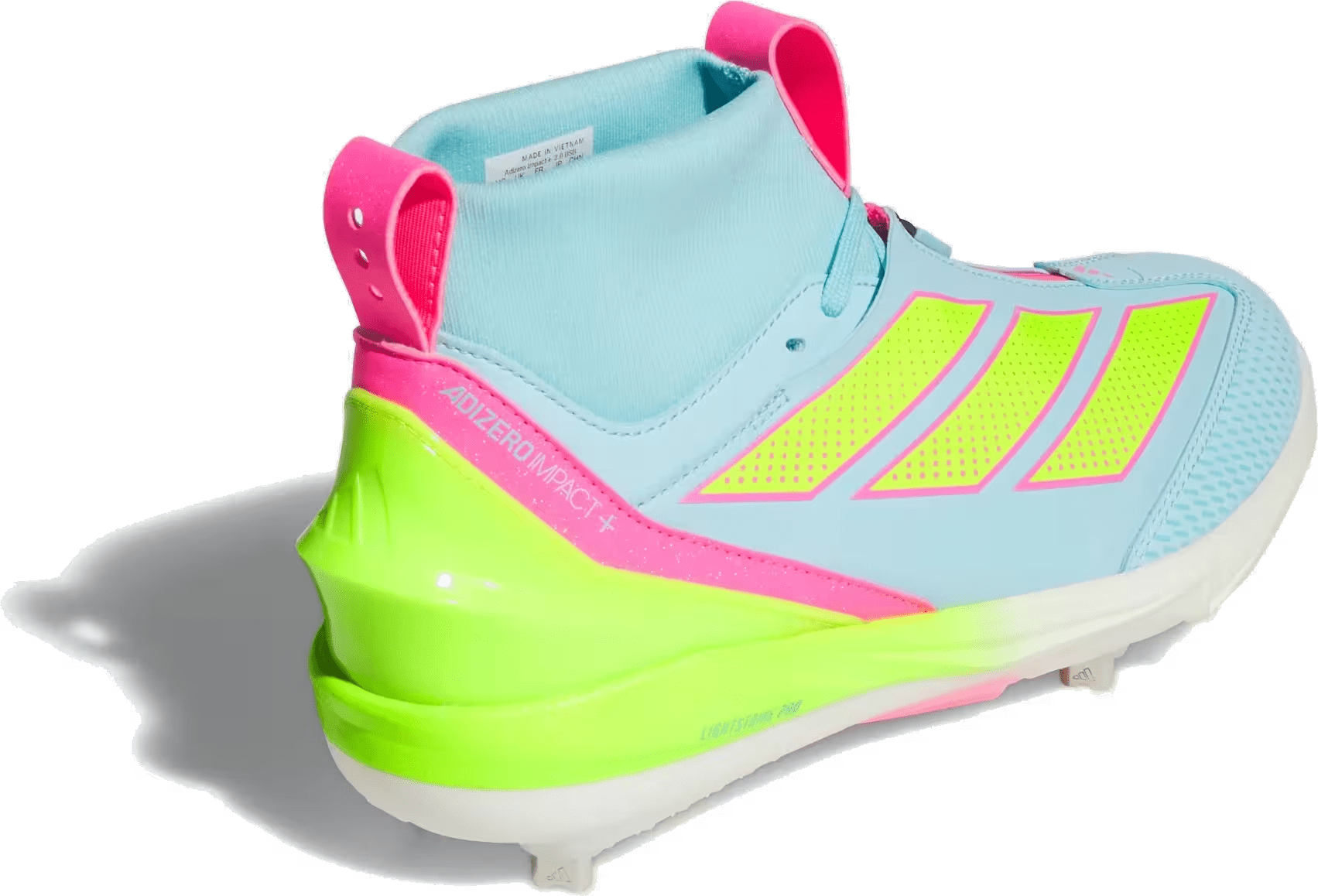 adidas Adizero Impact+ 2.0 Bliss Blue Lucid Lemon Lucid Pink