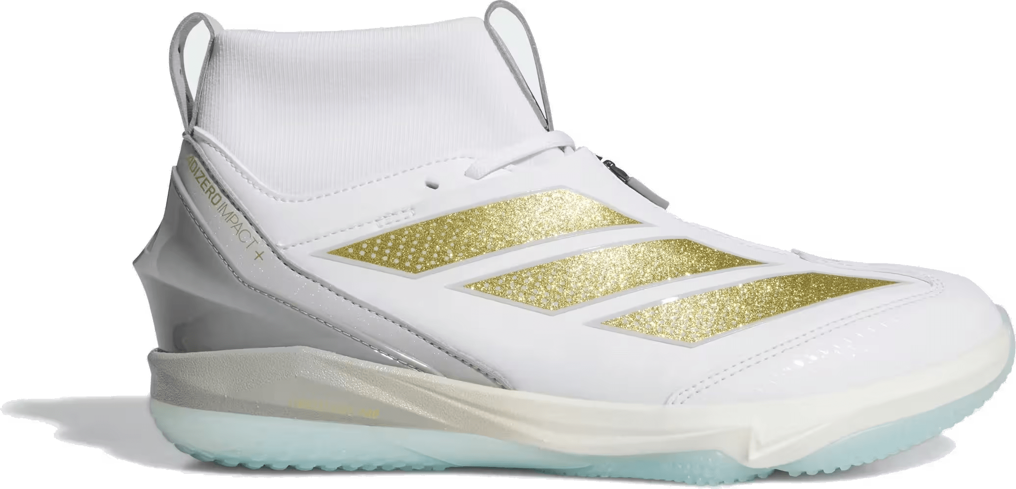 adidas Adizero Impact+ 2.0 Turf Cloud White Gold Metallic