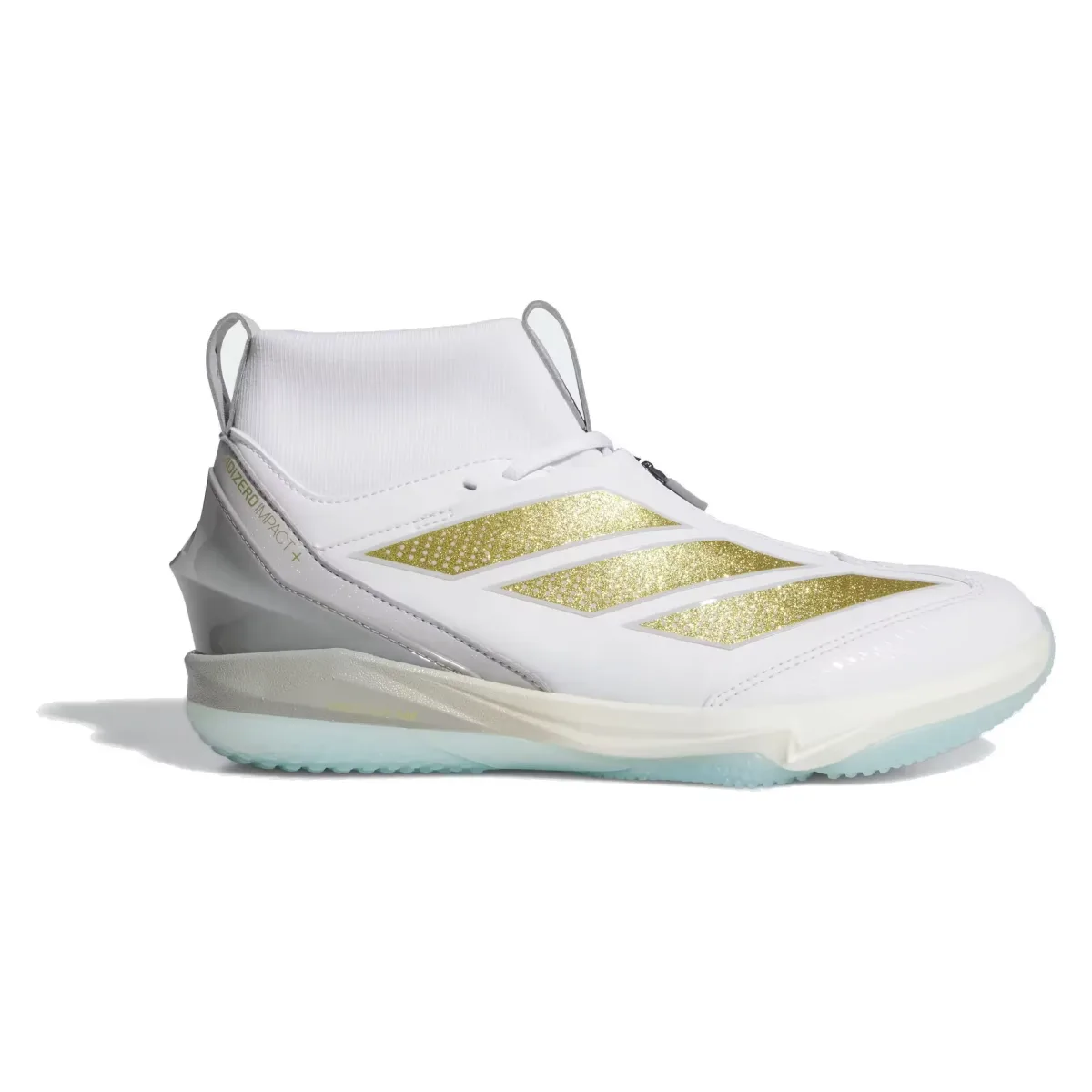 adidas Adizero Impact+ 2.0 Turf Cloud White Gold Metallic
