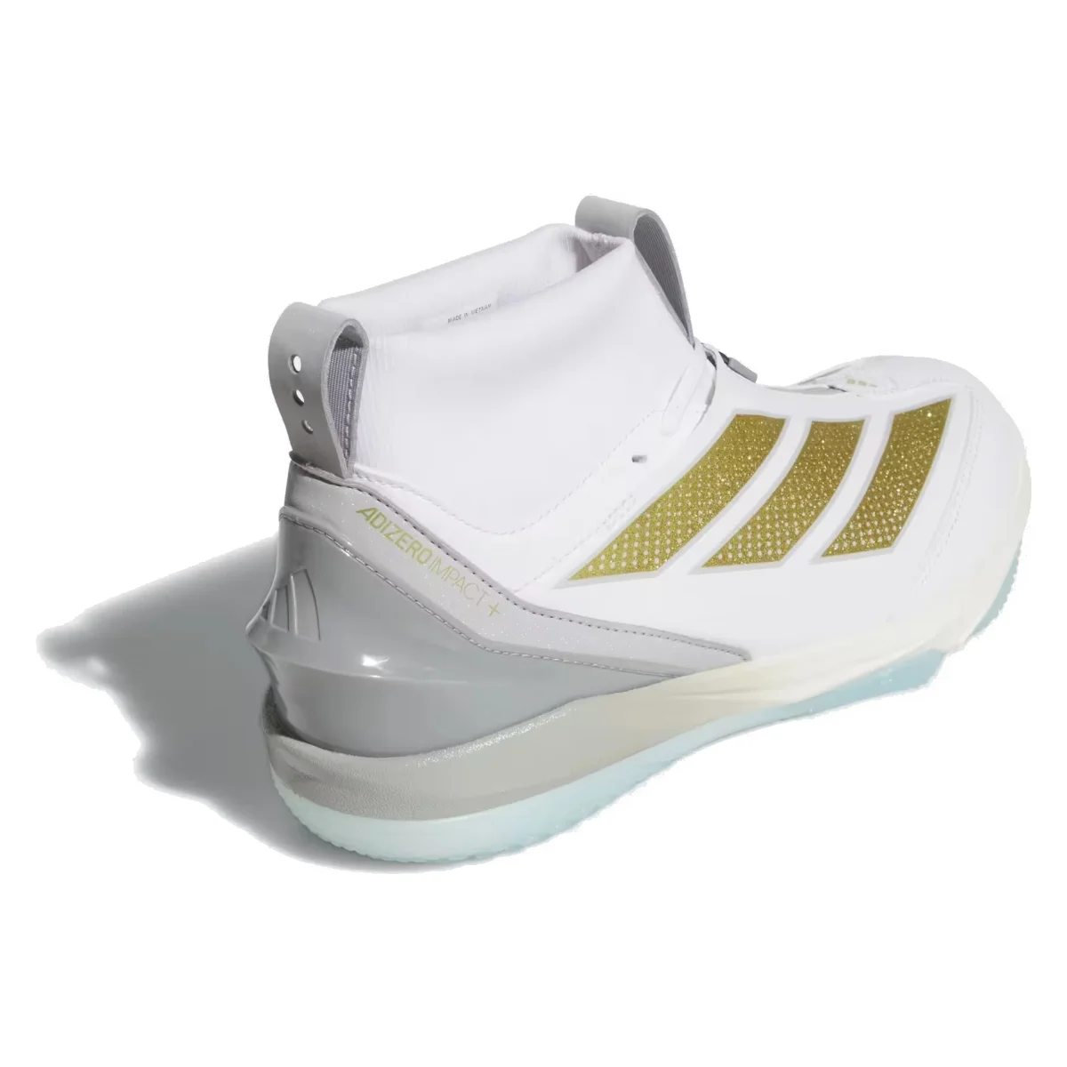 adidas Adizero Impact+ 2.0 Turf Cloud White Gold Metallic