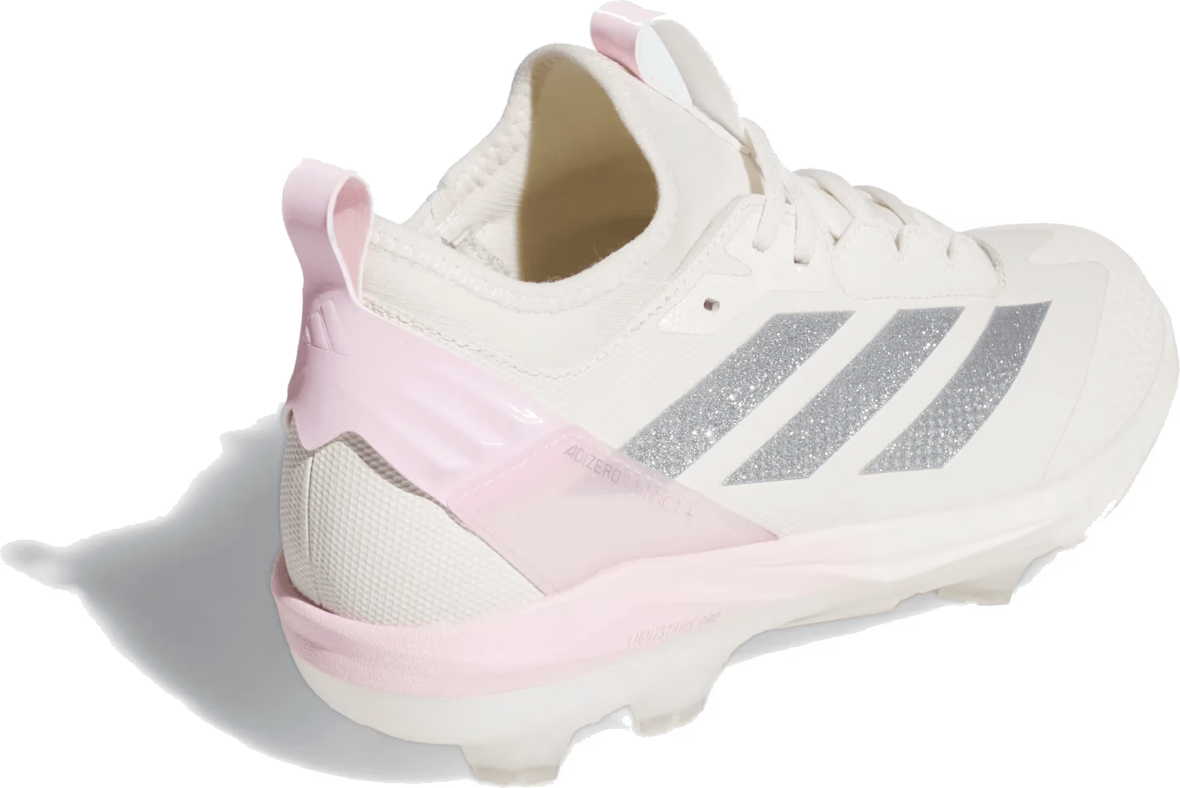 adidas Adizero Instinct+ TPU 2.0 Chalk White Silver Metallic Clear Pink (Women's)