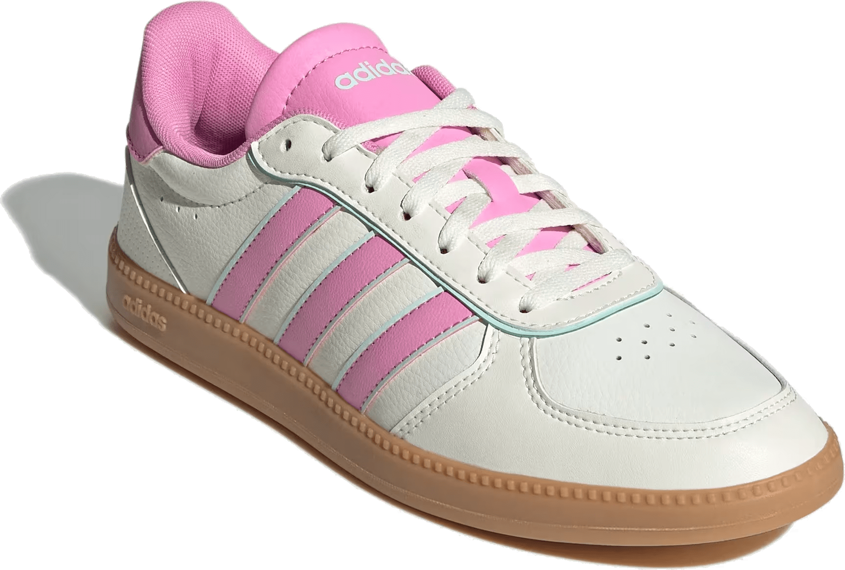 adidas Breaknet Sleek Core White Bliss Pink Halo Mint (Women's)