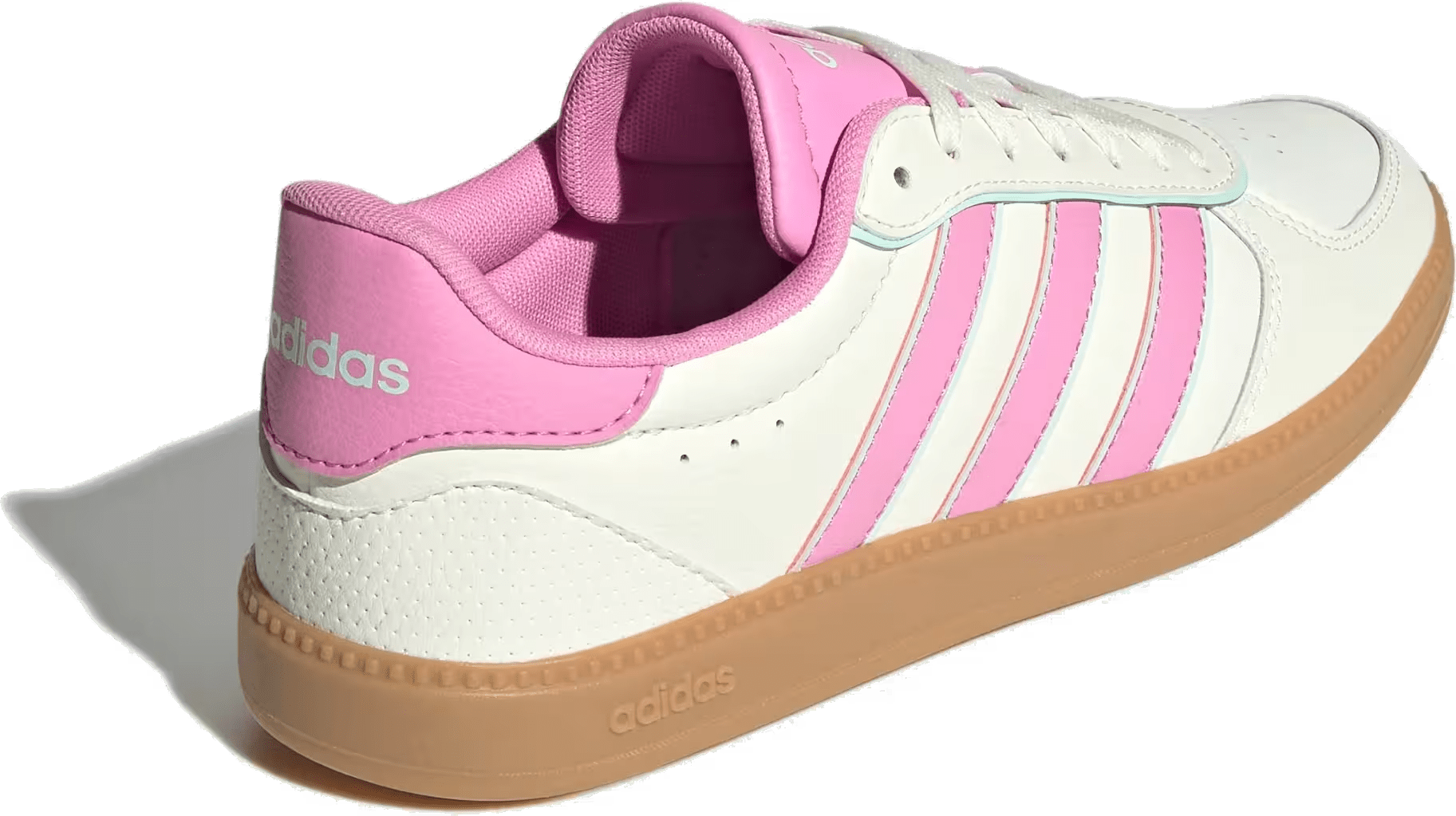 adidas Breaknet Sleek Core White Bliss Pink Halo Mint (Women's)
