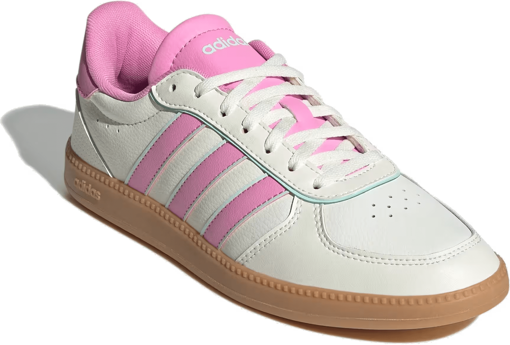adidas Breaknet Sleek Core White Bliss Pink Halo Mint (Women's)