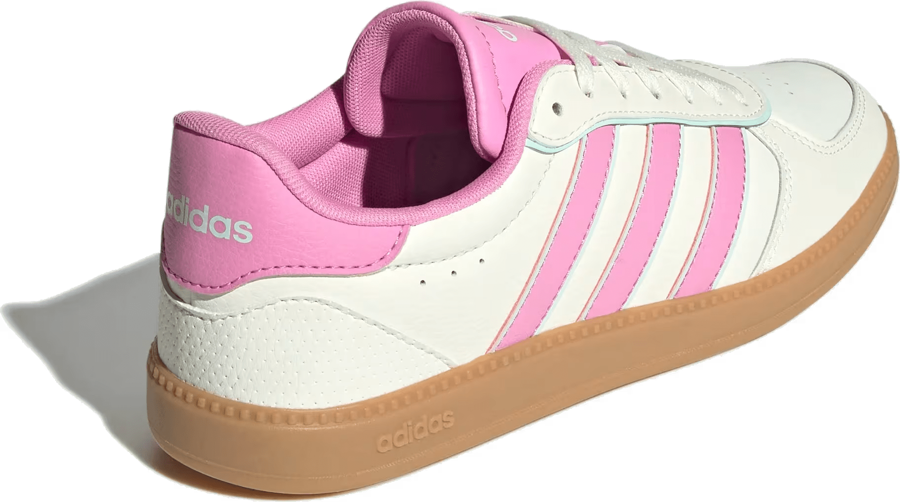 adidas Breaknet Sleek Core White Bliss Pink Halo Mint (Women's)