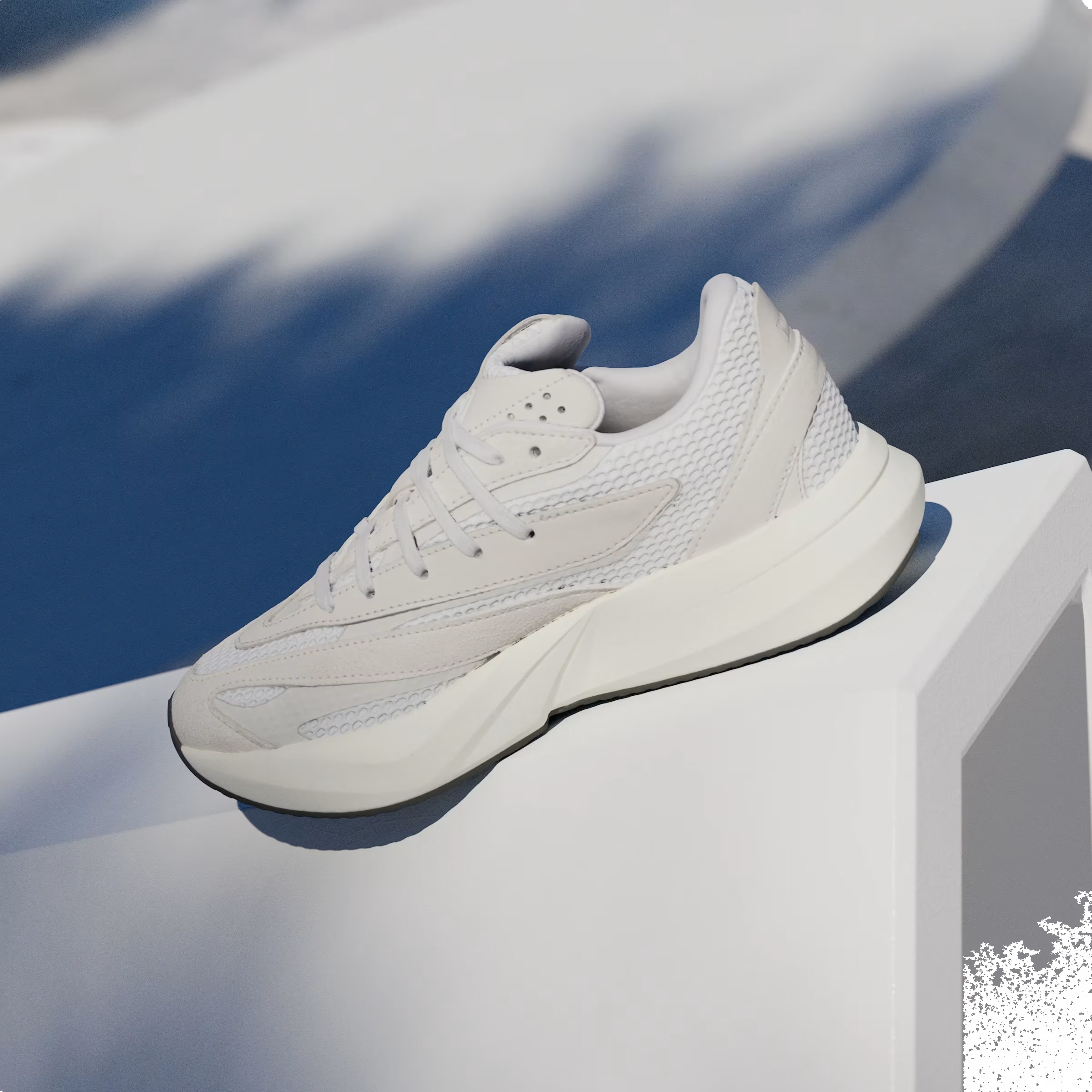 adidas Lightstride Crystal White Cloud White Grey One (Women's)