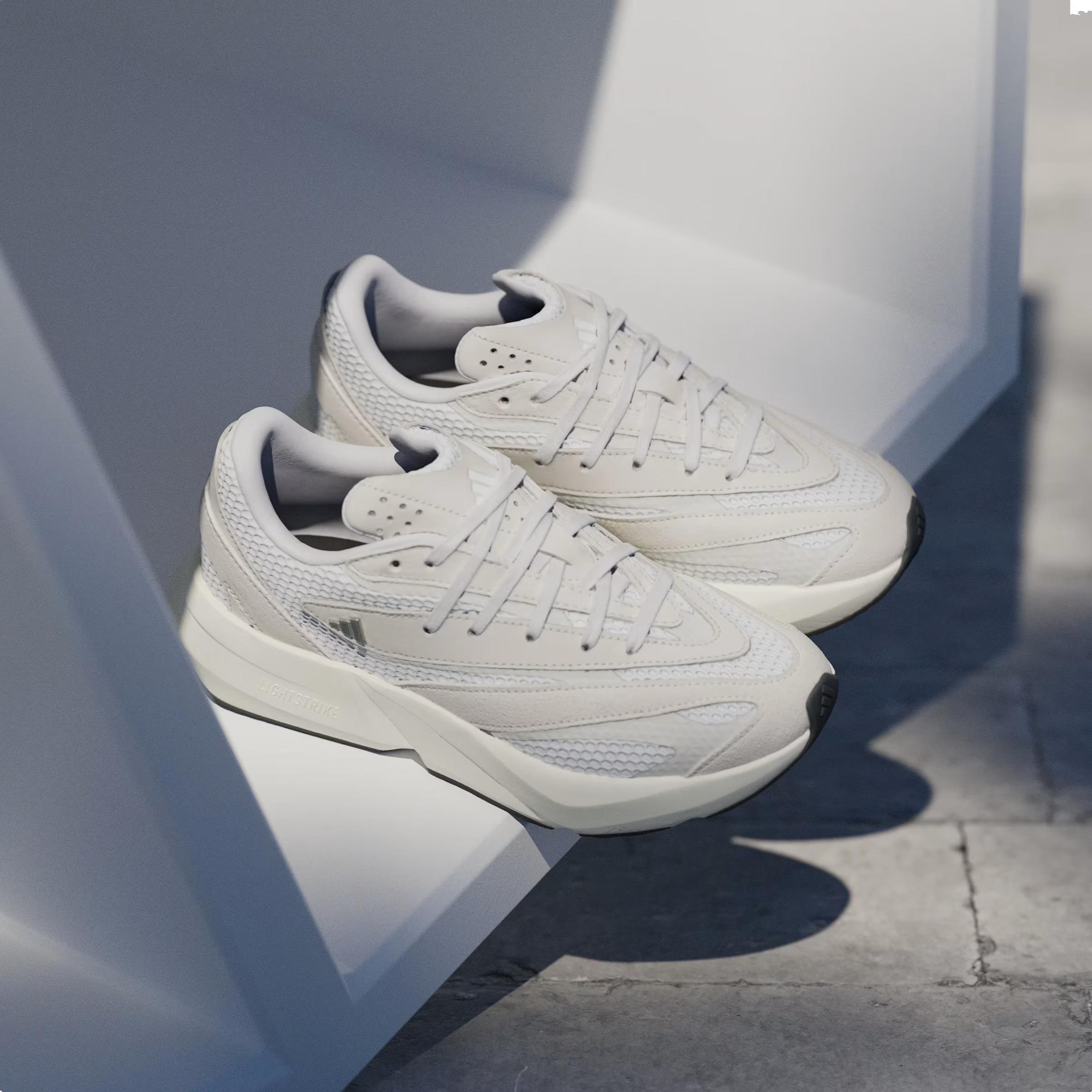 adidas Lightstride Crystal White Cloud White Grey One (Women's)