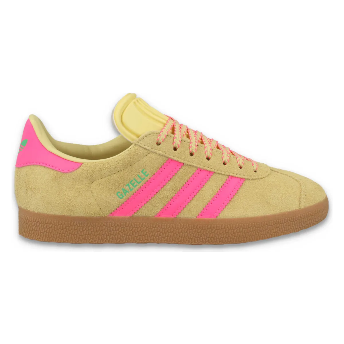 adidas Gazelle Powder Yellow Lucid Pink