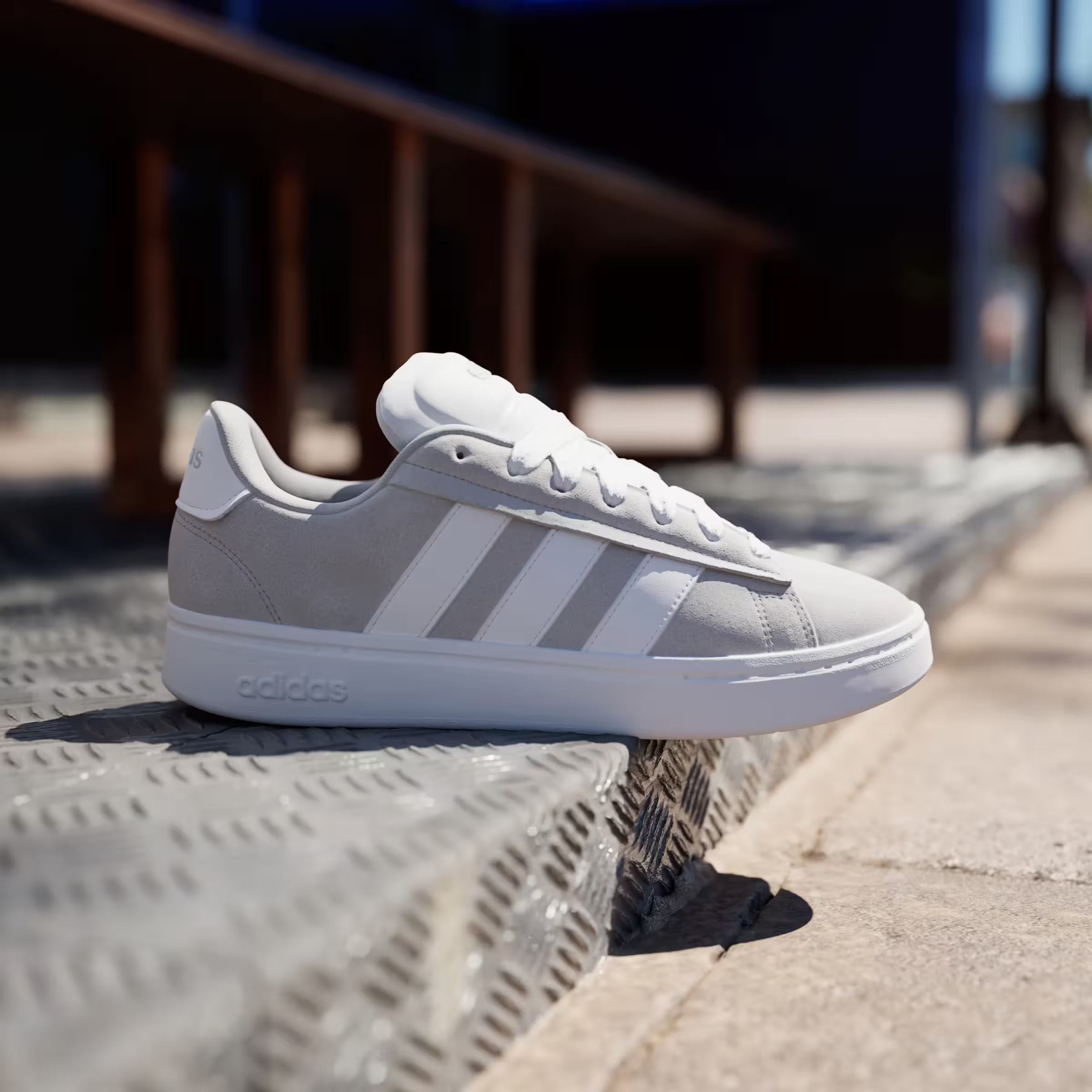 adidas Grand Court Alpha Grey Two Cloud White