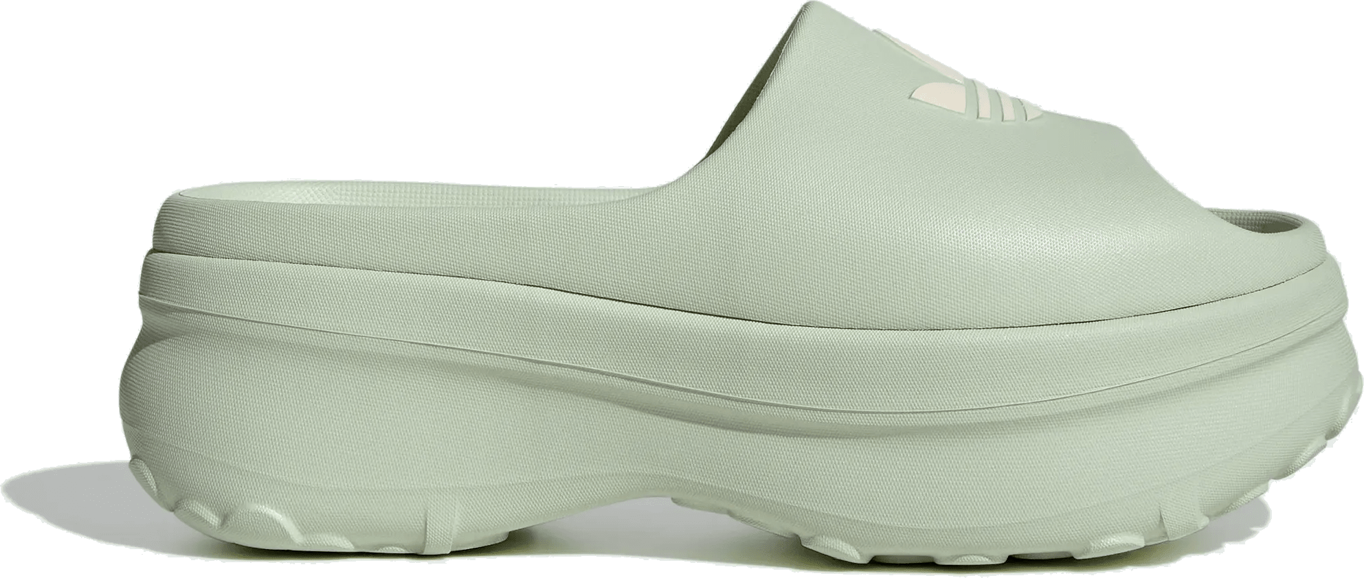 adidas adiFOM Stan Slides Linen Green Wonder White (Women's)
