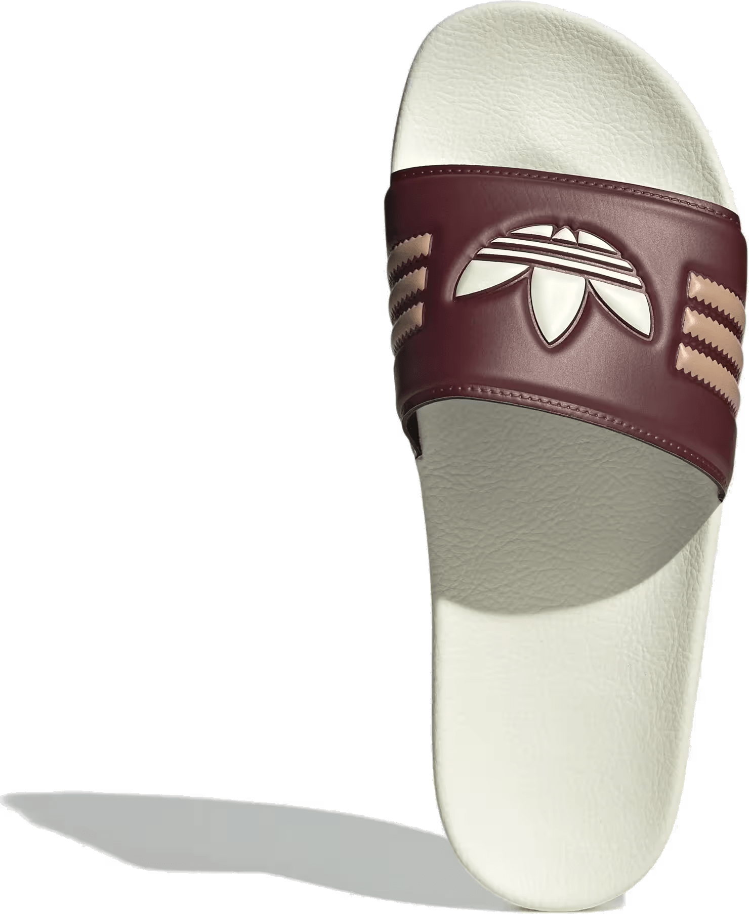 adidas Adilette Slides Shadow Red Cream White Warm Sandstone