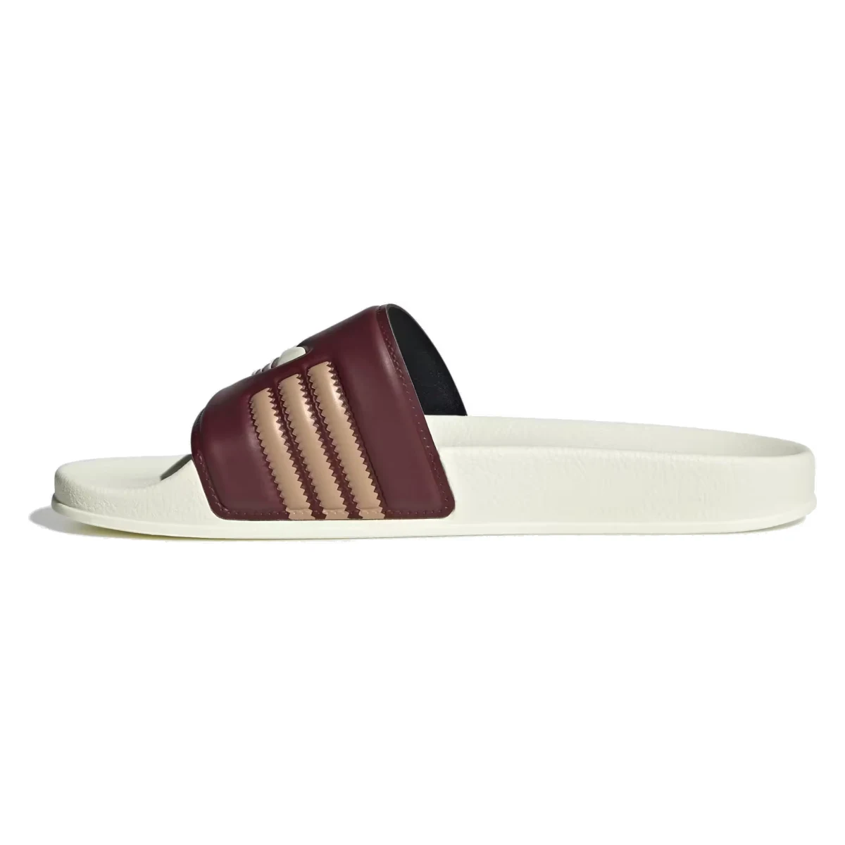adidas Adilette Slides Shadow Red Cream White Warm Sandstone