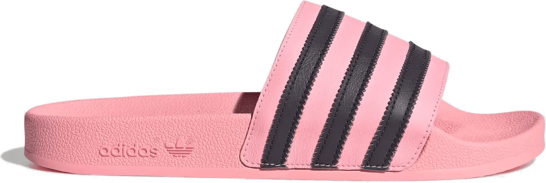 adidas Adilette Slides Glow Pink Aurora Black