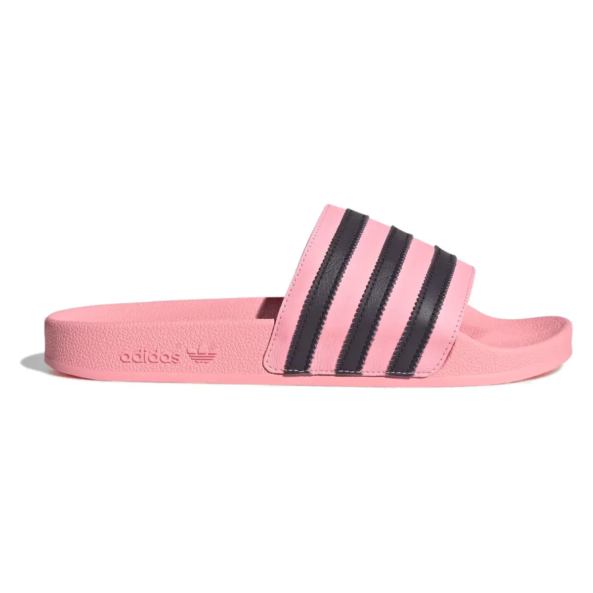 adidas Adilette Slides Glow Pink Aurora Black
