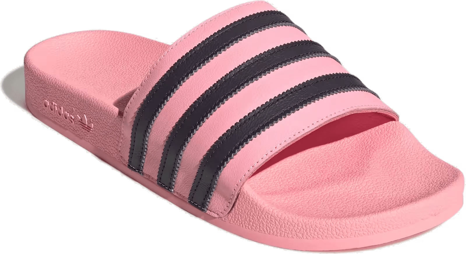 adidas Adilette Slides Glow Pink Aurora Black