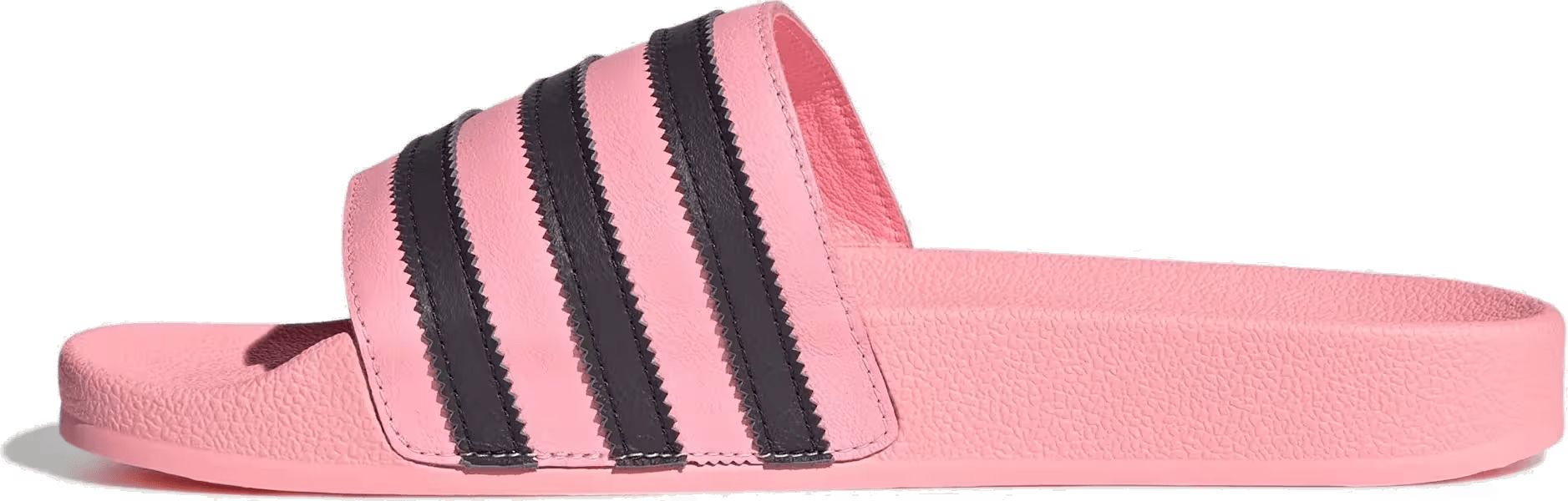 adidas Adilette Slides Glow Pink Aurora Black