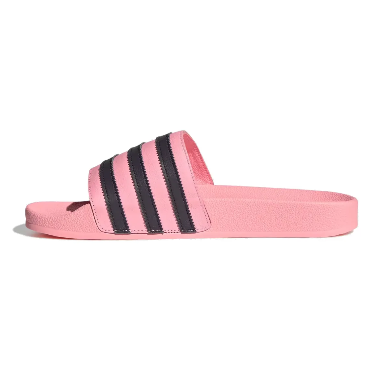 adidas Adilette Slides Glow Pink Aurora Black