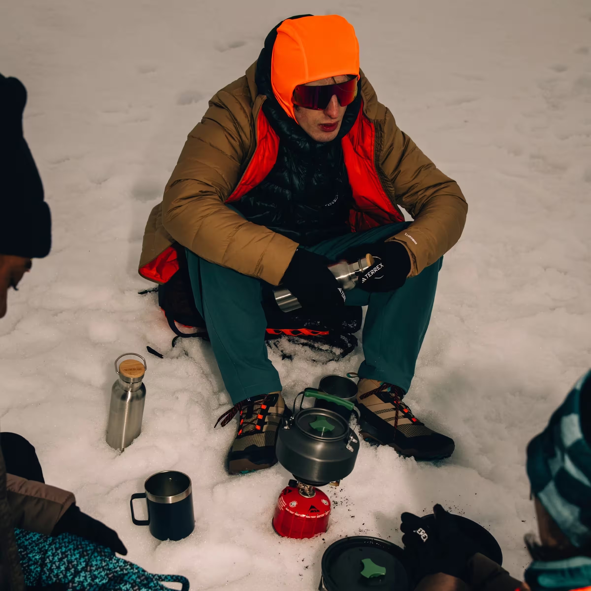 adidas Terrex Skychaser AX5 Mid Gore-Tex Climawarm+ Cardboard Blanch Cargo