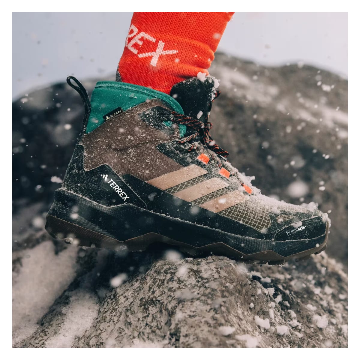 adidas Terrex Skychaser AX5 Mid Gore-Tex Climawarm+ Earth Strata Trace Brown (Women's)