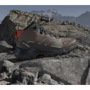 adidas Terrex Skychaser AX5 Mid Gore-Tex Trace Brown Earth Strata Semi Impact Orange (Women's)