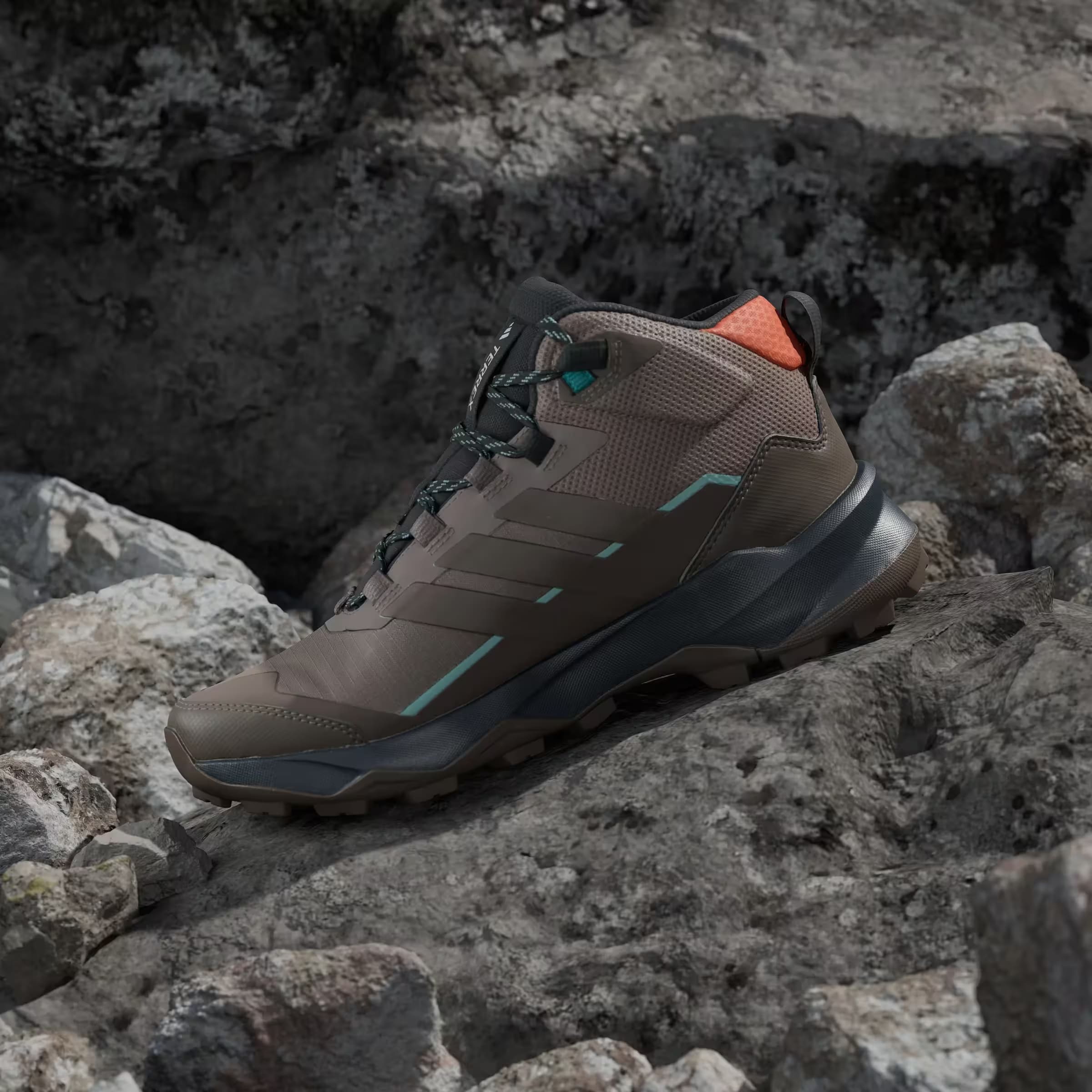 adidas Terrex Skychaser AX5 Mid Gore-Tex Trace Brown Earth Strata Semi Impact Orange (Women's)