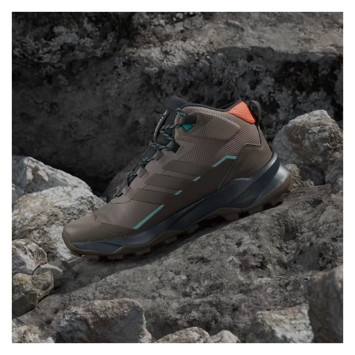 adidas Terrex Skychaser AX5 Mid Gore-Tex Trace Brown Earth Strata Semi Impact Orange (Women's)