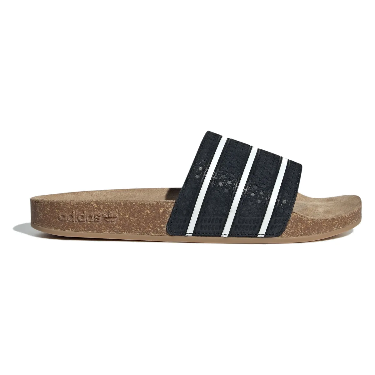 adidas Adilette Slides Core Black Core White Gum