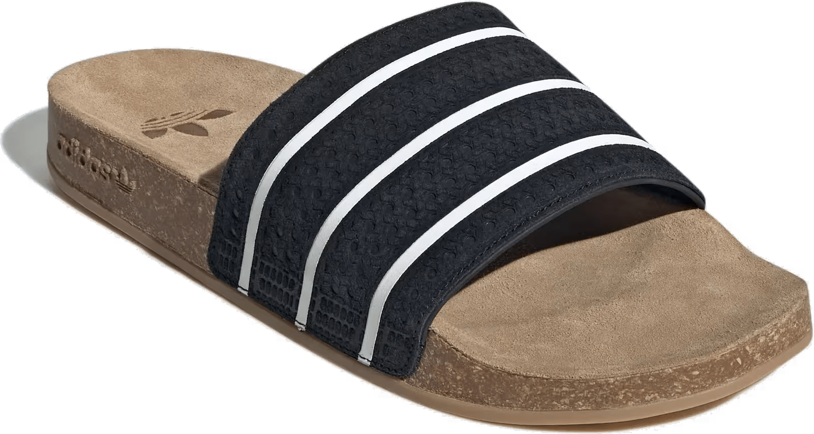 adidas Adilette Slides Core Black Core White Gum