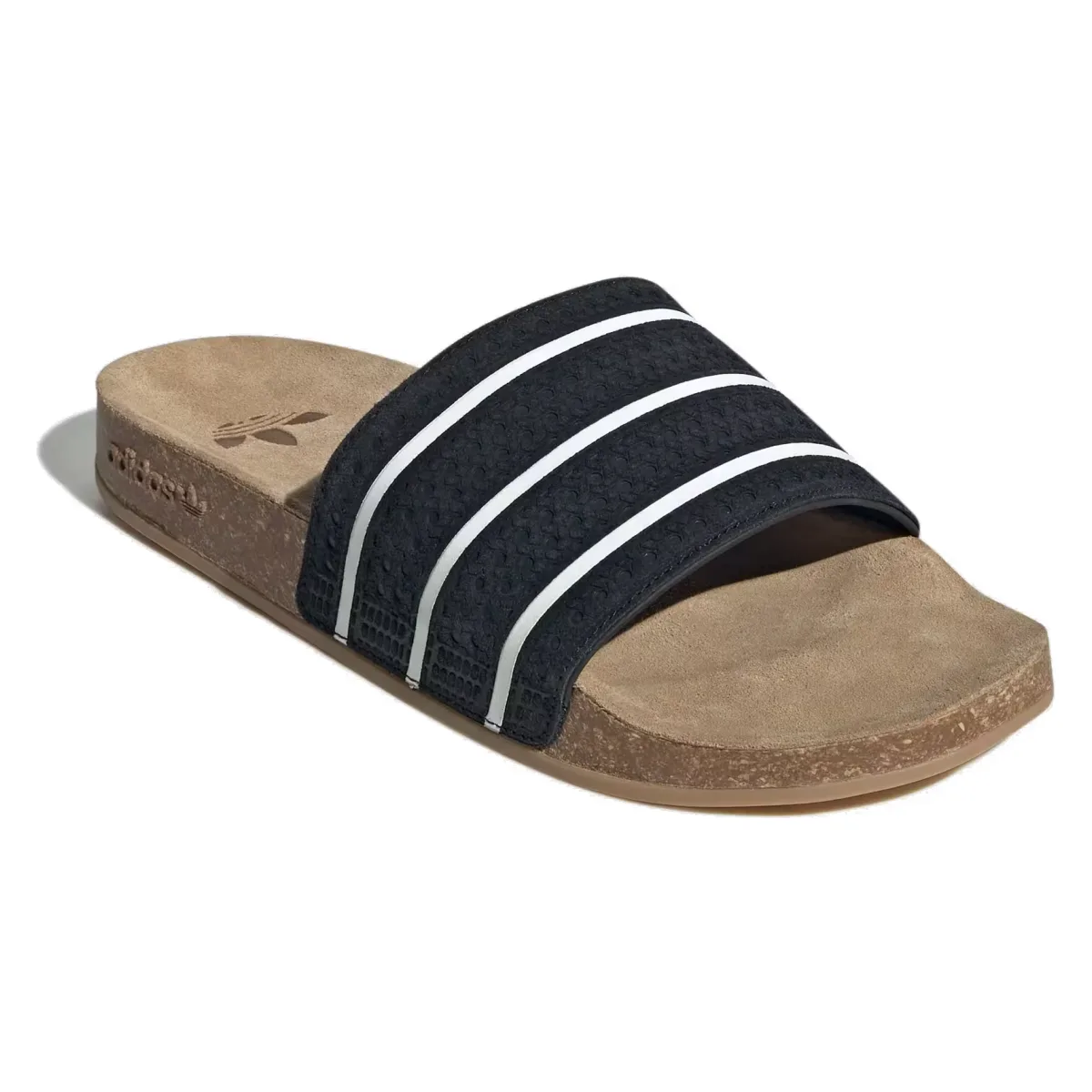 adidas Adilette Slides Core Black Core White Gum