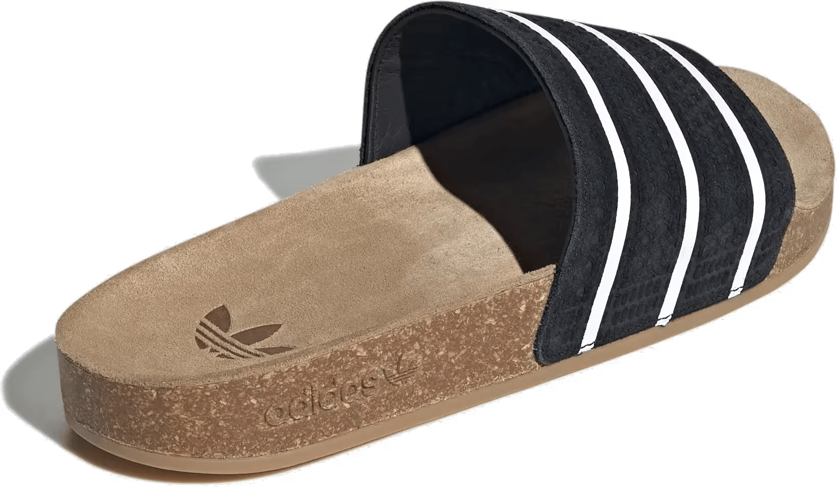 adidas Adilette Slides Core Black Core White Gum