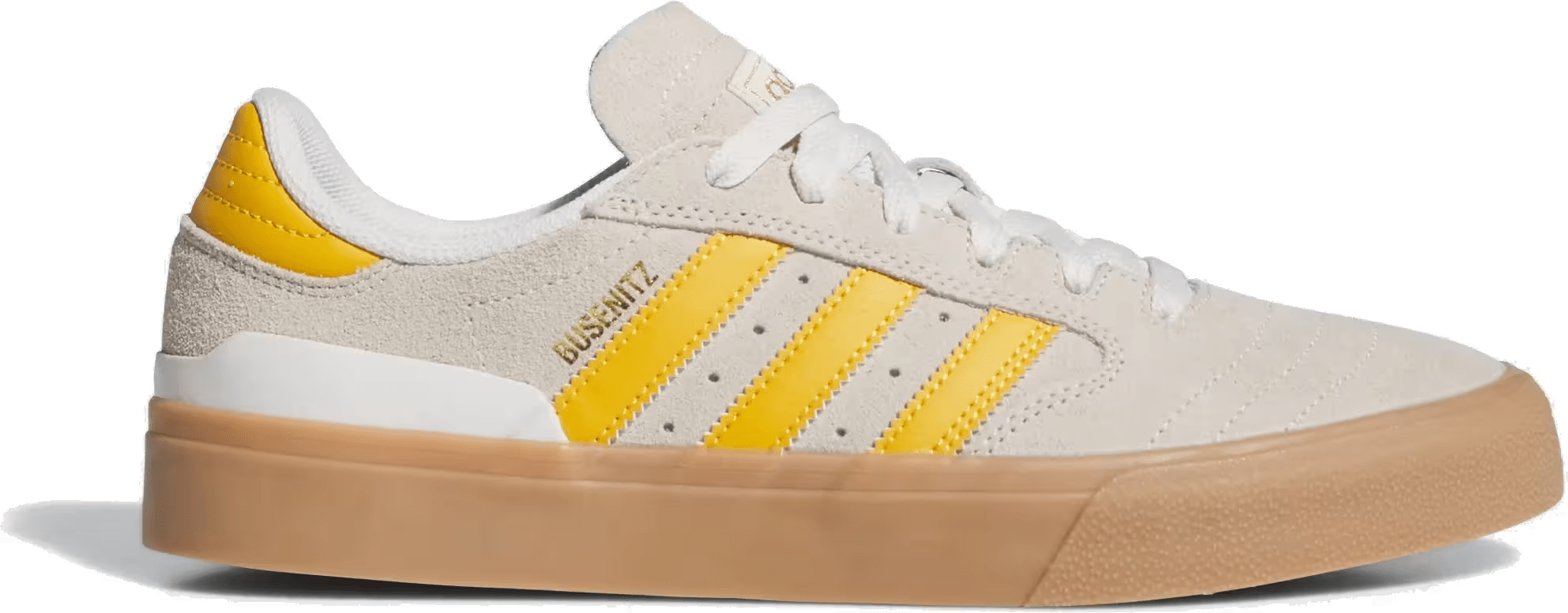 adidas Busenitz Vulc II Crystal White Preloved Yellow Gold Metallic
