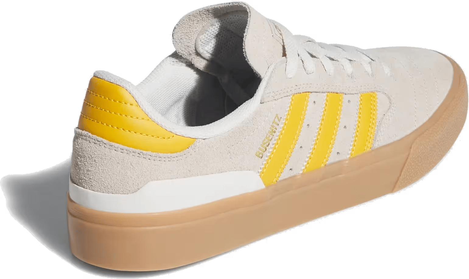 adidas Busenitz Vulc II Crystal White Preloved Yellow Gold Metallic